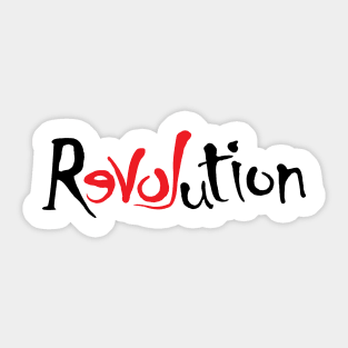 Love Revolution Sticker